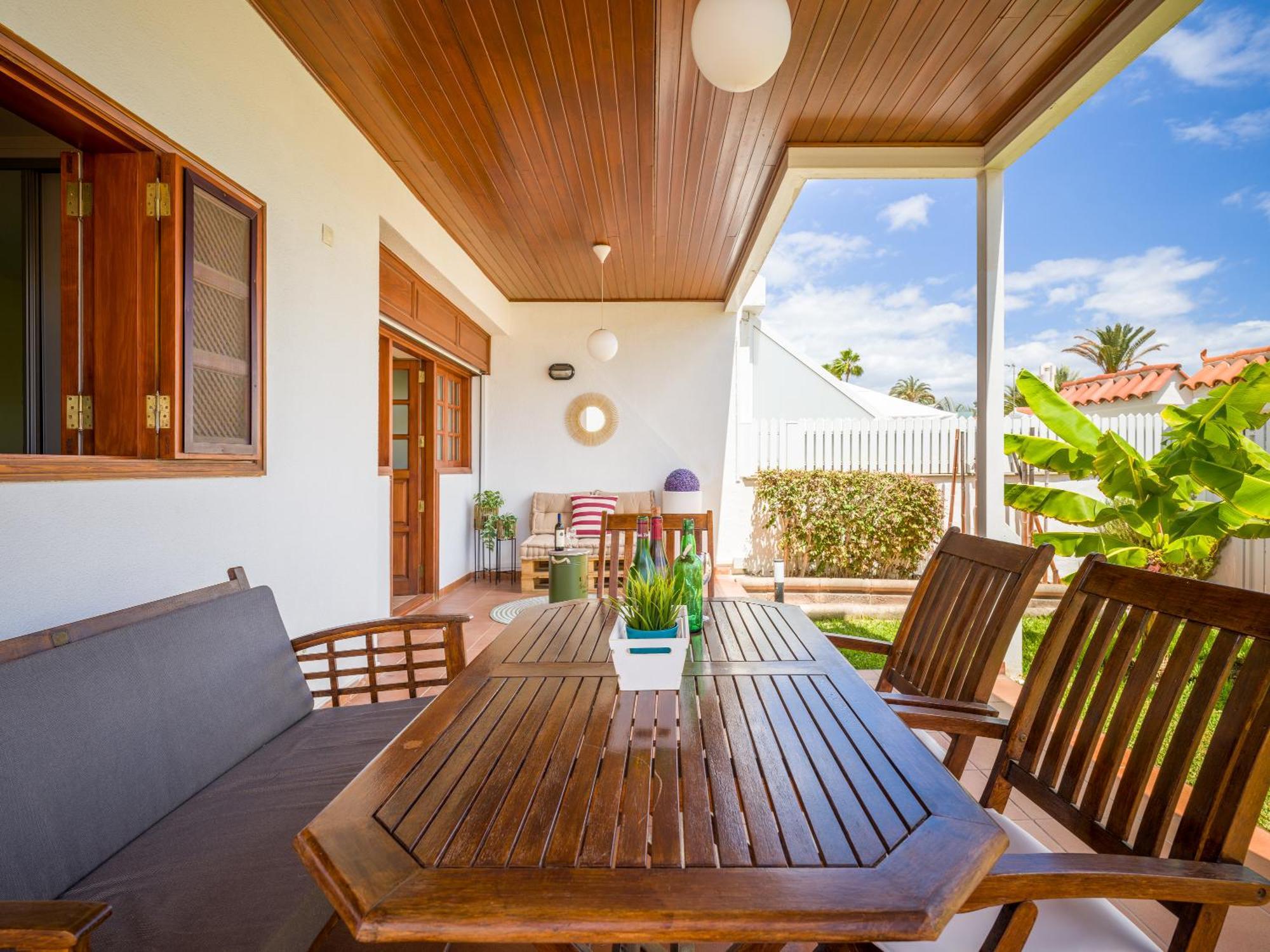 Banana House In Top Location By Tenpropertiesgc Maspalomas  Eksteriør bilde